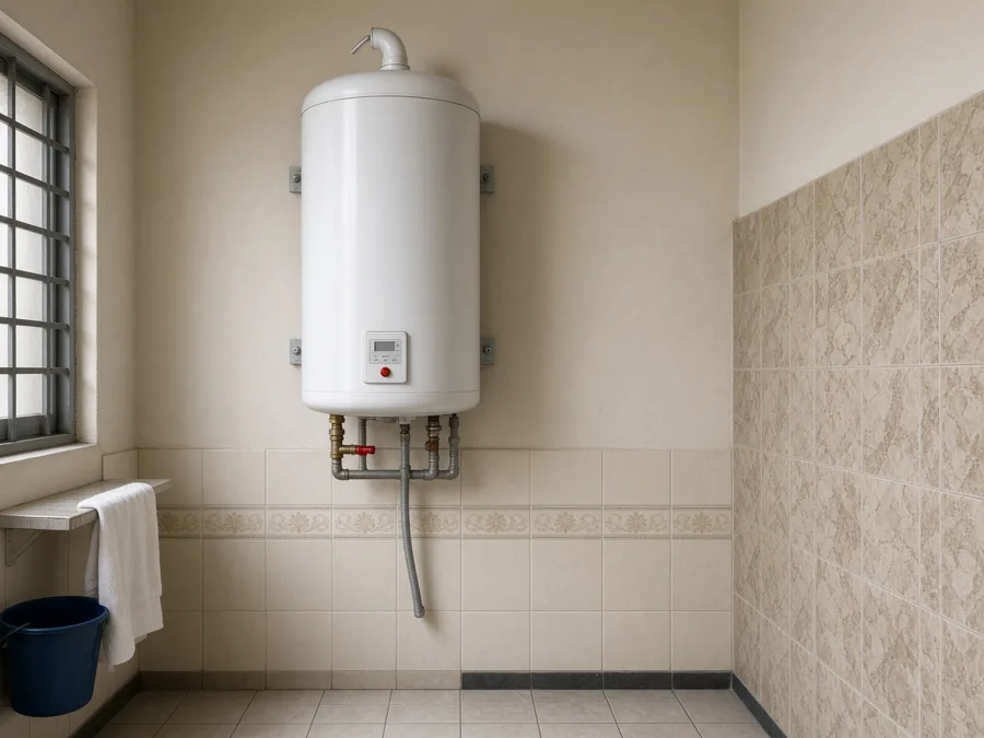 Water heater di dinding